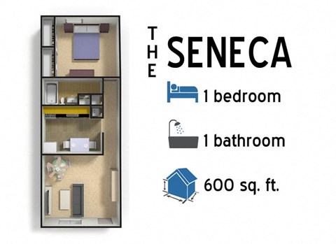 a floor plan of a room with a bedroom and a bathroom